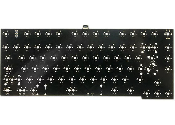 PCB de teclado personalizado de 3,2 mm 10 capas Teclado de intercambio en caliente de 5 pines