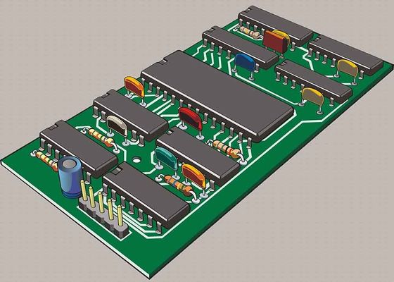 PCB integrado de 3oz PCB de interconexión de alta densidad Fabricación de PCB de 4 mil HDI