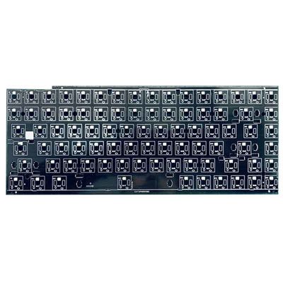 Fabricant Pcb Pcba Service de clavier 60% Qmk 65% normal par l'intermédiaire d'ordinateur chaud d'échange de carte PCB de clavier