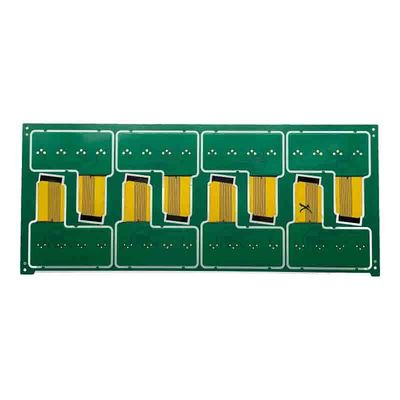 el agujero Flex Pcb Boards Foldable Flexible rígido de 0.2m m imprimió a la placa de circuito